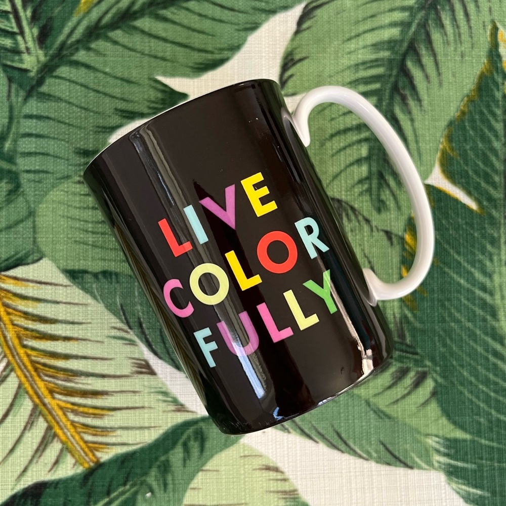 Kate Spade • Lenox • Live Colorfully Mug